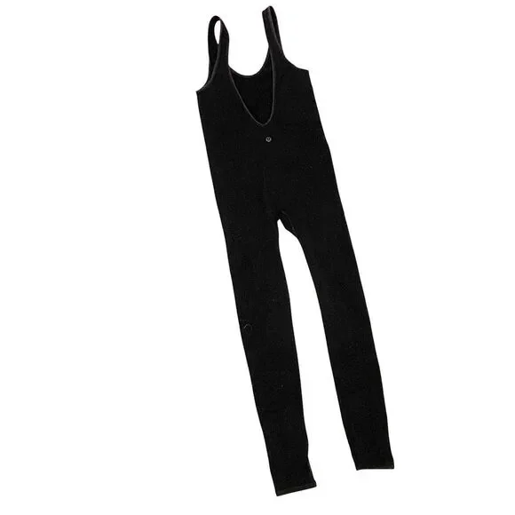 Lululemon Reveal full body athletic onesie jumpsuit bodysuit black Sz 2 - Picture 3 of 8